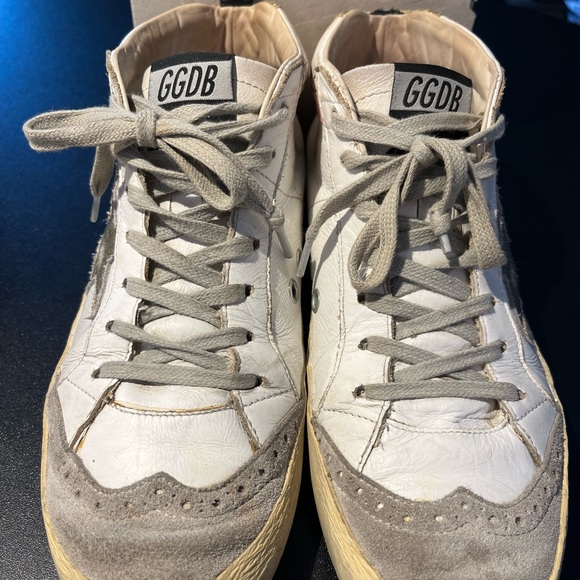 Golden Goose Mid Star Pink White 38 Trainers - Picture 3 of 16